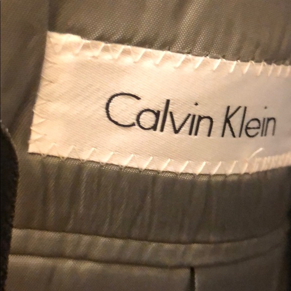 Men’s Calvin Klein Gray Suit(Used) - Picture 2 of 5
